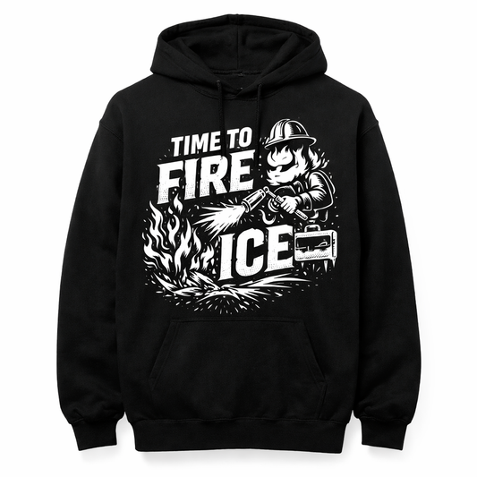 Time to fire Ice Hoodie