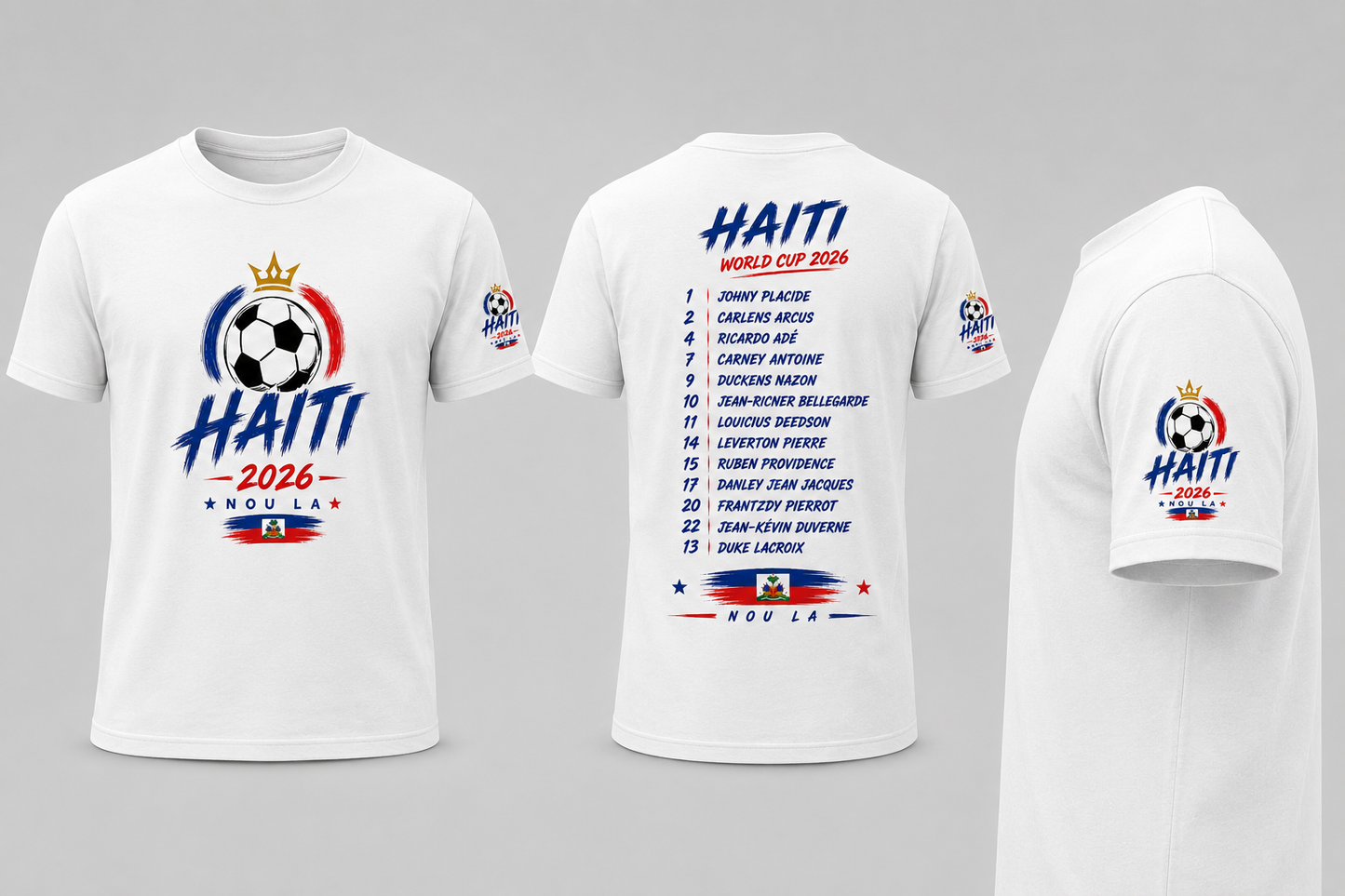 Haiti 2026 “Nou La” World Cup Pride T-Shirt 🇭🇹⚽