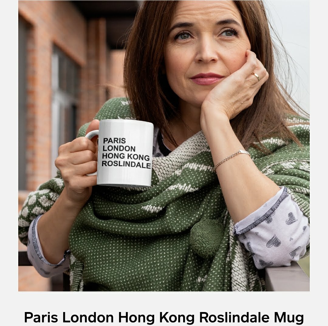 Paris London Hong Kong Mug