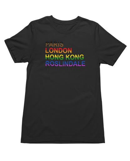 Paris London Hong Kong Roslindale Hoodie