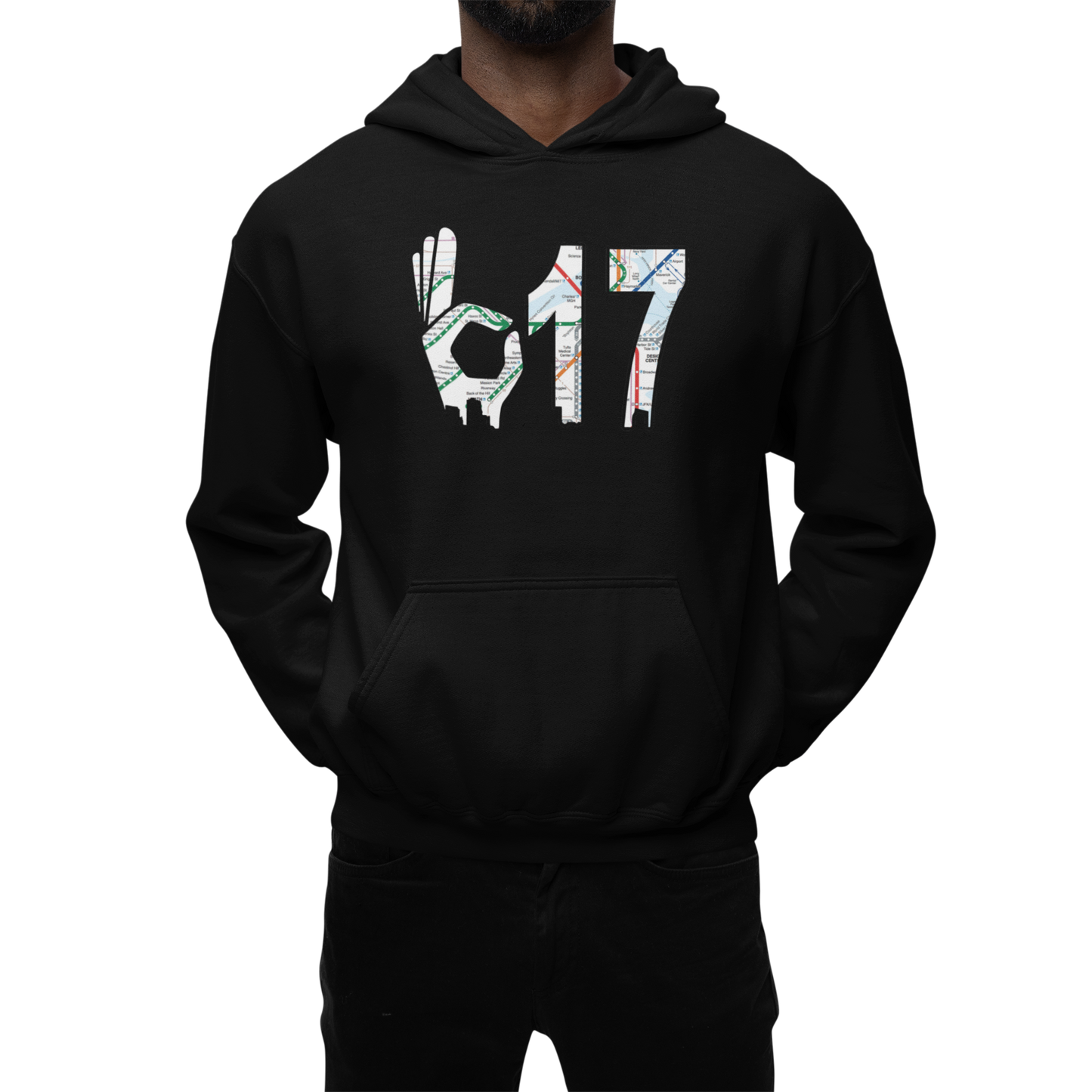 617 City Hoodie T Map