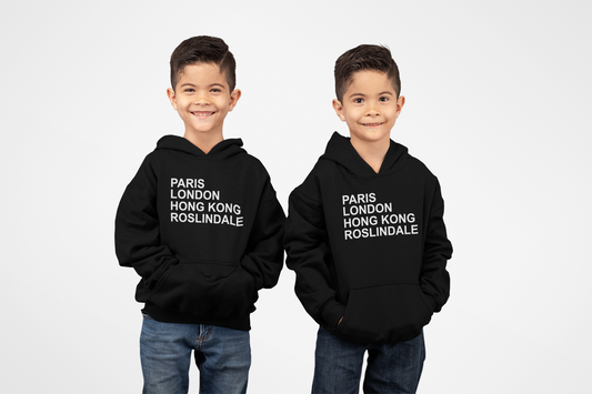 Paris London Hong Kong Roslindale youth /Toddler Hoodie