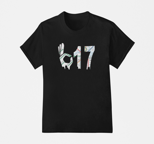 617 City T-map T-shirt